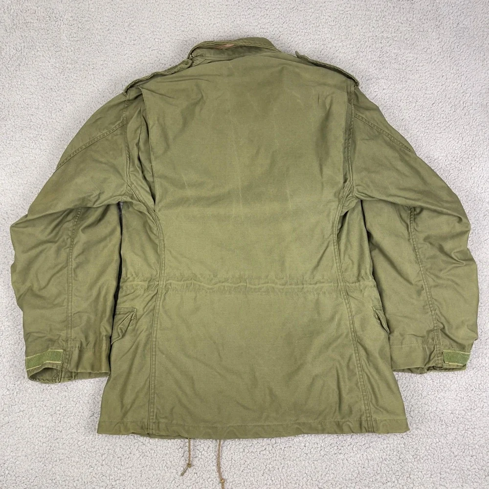 VTG Alpha Industries M-65 Jacket‎ Mens Small Green OG-107 Military Air Command